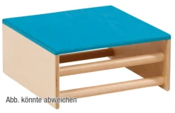 Kleines Podest türkis, Spiel- und Krabbelwürfel