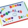 Kleines Whiteboard bunt, magnetisch, 28 x 40 cm, 5-8 Jahre