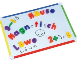 Kleines Whiteboard bunt, magnetisch, 28 x 40 cm, 5-8 Jahre