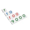 Kleine Zahlenkarten, 1-9000, ab 4 Jahre