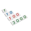 kleine Zahlenkarten, 1-3000, ab 4 Jahre