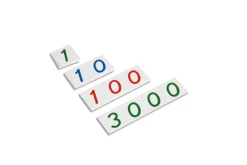 kleine Zahlenkarten, 1-3000, ab 4 Jahre