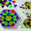 Kleinkinder-Riesen-Prismo Dreiecke 300 Stück transparent