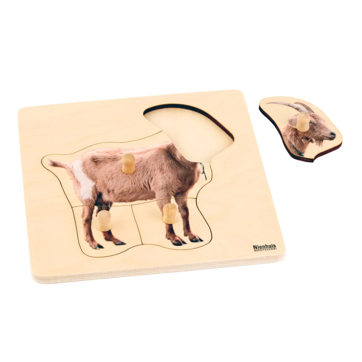 Kleinkind Puzzle - Ziege, ab 1 Jahr