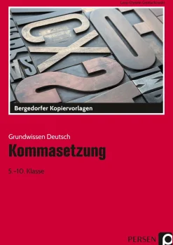 Kommasetzung, 5. bis 10. Klasse