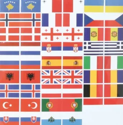 Kommode Europa mit 4 Karten