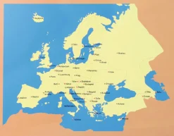 Kommode Europa mit 4 Karten