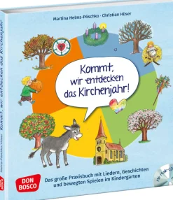 Kommt, wir entdecken das Kirchenjahr, mit Audio-CD, Buch, 3 bis 8 Jahre