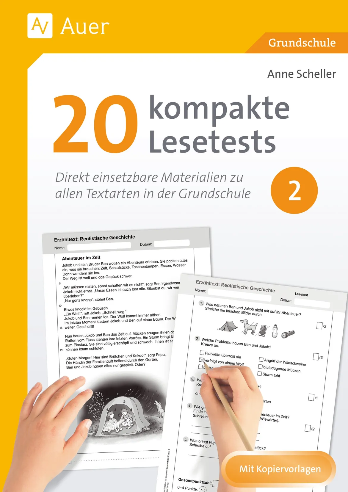 20 kompakte Lesetests für Klasse 2, Buch