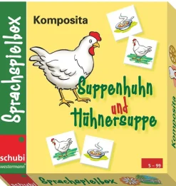 Komposita Sprachspielbox - Suppenhuhn und Hühnersuppe, 5-10 Jahre