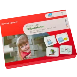 Kon-Lab Kartensatz Präpositionen, 0-10 Jahre