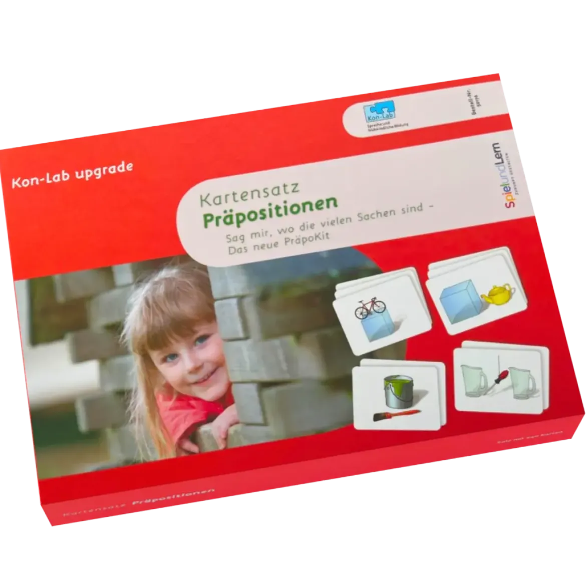 Kon-Lab Kartensatz Präpositionen, 0-10 Jahre