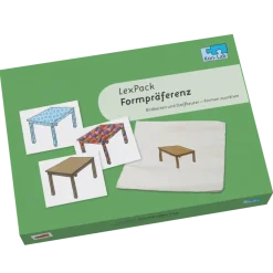 Kon-Lab LexPack Formpräferenz, Zuordnungsspiel mit Anleitung für Eltern, 0-10 Jahre