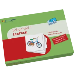 Kon-Lab LexPack Schachtel 1, Bildkarten und Legetafeln, 0-10 Jahre