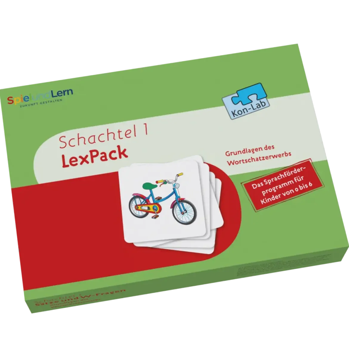 Kon-Lab LexPack Schachtel 1, Bildkarten und Legetafeln, 0-10 Jahre