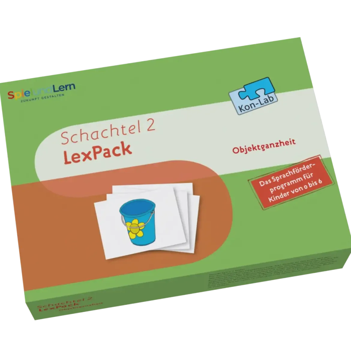 Kon-Lab LexPack Schachtel 2, Objektganzheit, Puzzlekarten, 0-10 Jahre