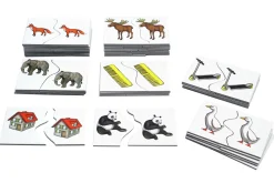Kon-Lab Puzzle Plural, Sprachrhythmus und Wortbildung 3 mit Anleitung für Eltern, 0-10 Jahre