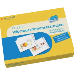 Kon-Lab Puzzle Wortzusammensetzungen, Sprachrhythmus und Wortbildung 5, 0-10 Jahre