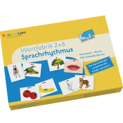 Kon-Lab Sprachrhythmus, Kartensatz mit Anleitung für Eltern, 0-10 Jahre