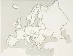 Kontrollkarte Europa
