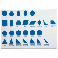 Kontrollkarte für die geometrische Kommode, ab 4 Jahre