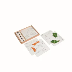 Kontrollkarten für die Tierpuzzles