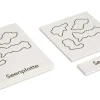 Kontroll- und Namenkarten Papier, schwarz/weiß