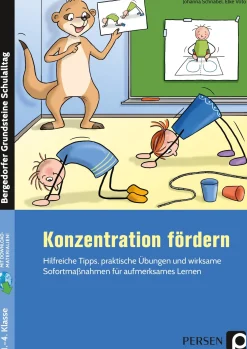 Konzentration fördern, Buch, 1. bis 4. Klasse