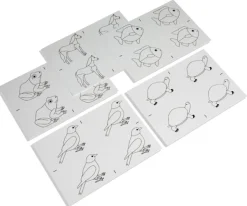 Kopiervorlagen für die Tierpuzzles, ab 4 Jahre