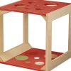 Krabbelwürfel mit Sinnesmaterial rot