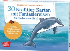 30 Krafttier-Karten mit Fantasiereisen für Kinder von 4 bis 10