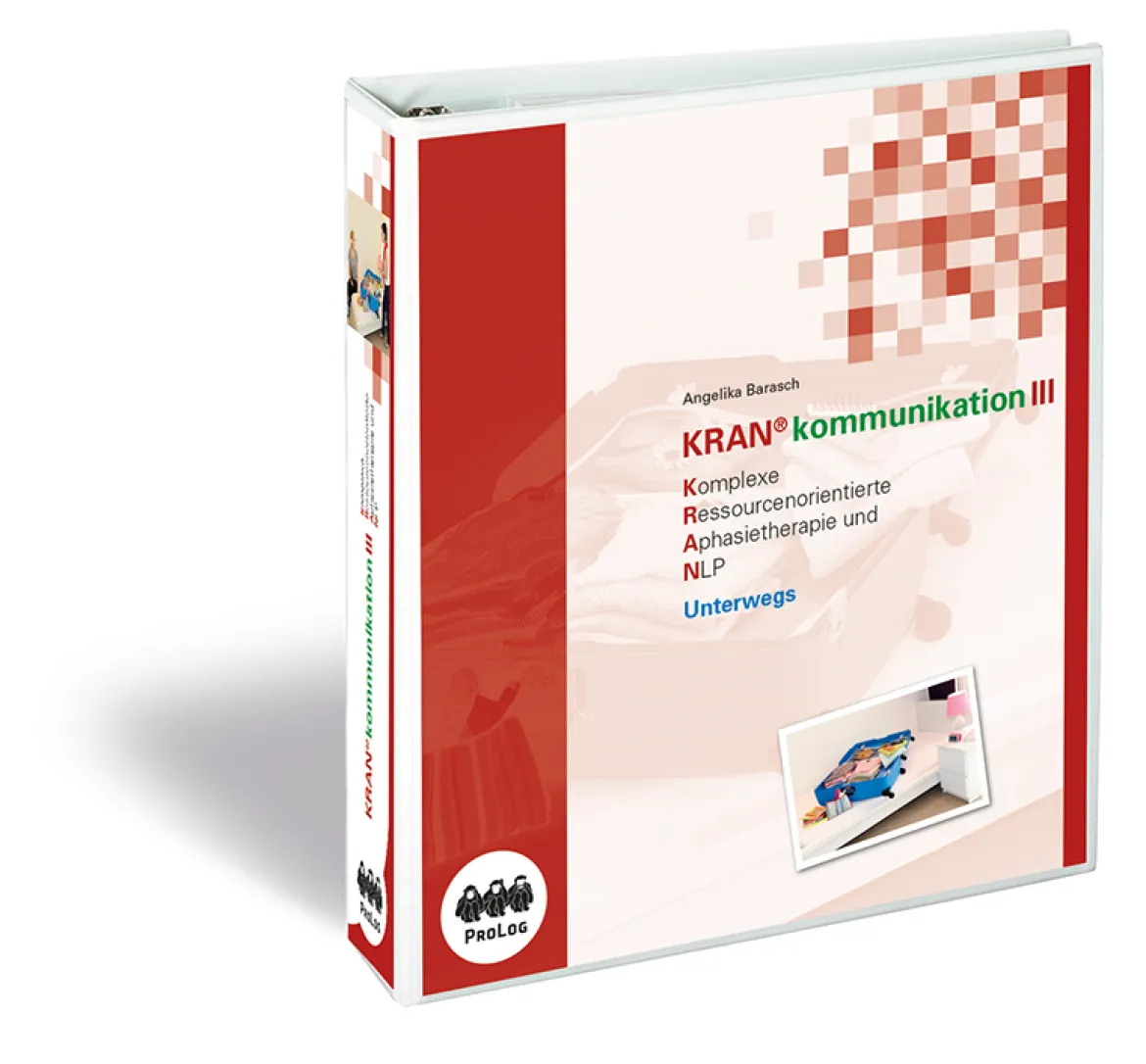 KRAN®kommunikation III Unterwegs, Ordner mit Aphasie-Übungsmaterial