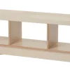 Krippenregal Ahorn Dekor, BxTxH: 120x30x38 cm