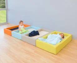 Krippen-Schaumbett, dunkelgrün, bis 3 Jahre