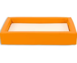 Krippen-Schaumbett, orange, bis 3 Jahre