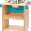 Krippenspielmöbel Spültisch türkis