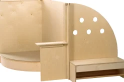 Krippenspielwand, Malen - Lesen, Farbe natur, Höhe 1 m