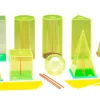 Körperformensatz 15cm, 10 Geokörper aus RE-Plastic® (38 Teile)