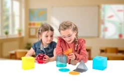 Körperformensatz transparent in 6 Farben (6 Teile)