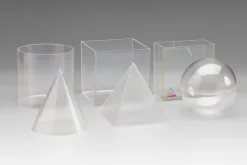 Körperformensatz transparent (6 Teile)