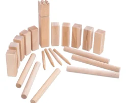 KUBB Wikingerspiel, Outdoor-Wurfspiel, 21-teilig, für Groß und Klein