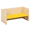 Kubenbank 72 x 36 cm, Sitzfläche: Maisgelb