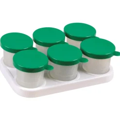 Kunststoffhalter mit 6 Farbtöpfen 320 ml
