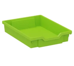 Kunststoffkasten Größe 1, hellgrün, 31cm breit, 42cm tief, 7,5 cm hoch