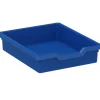 Kunststoffkasten Größe III blau, 31 cm breit, 37 cm tief, 7,5 cm hoch