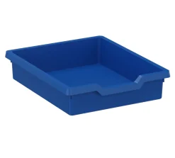 Kunststoffkasten Größe III blau, 31 cm breit, 37 cm tief, 7,5 cm hoch