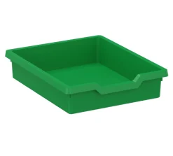 Kunststoffkasten Größe III grün, 31 cm breit, 37 cm tief, 7,5 cm hoch