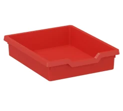 Kunststoffkasten Größe III rot, 31 cm breit, 37 cm tief, 7,5 cm hoch