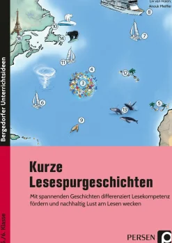Kurze Lesespurgeschichten 5./6. Klasse - Deutsch, Buch