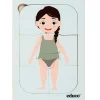 Lagenpuzzel Der menschliche Körper - Mädchen